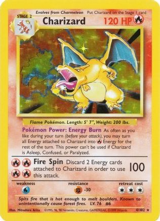 Charizard no psa
